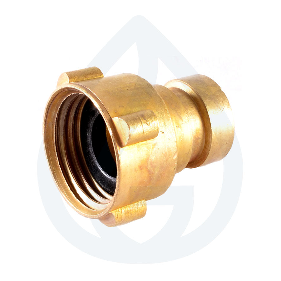 Unión adaptable para lavadoras - Unión 1/2" cromada