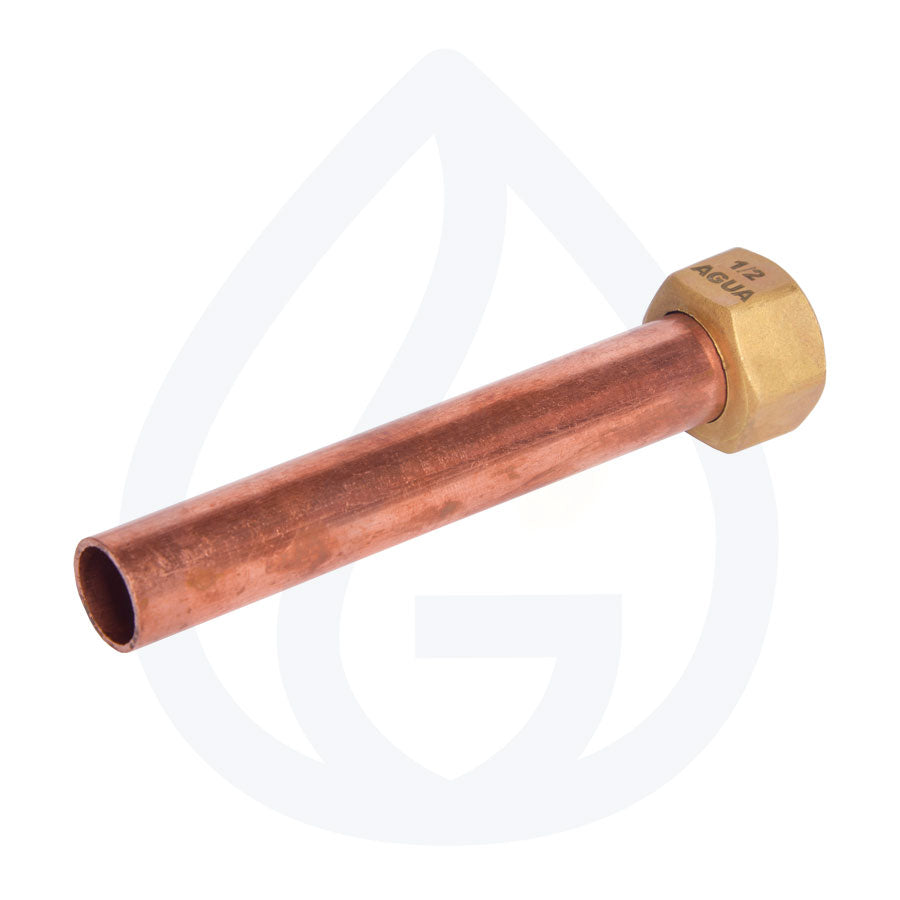 Unión cola para agua - 3/8" soldar