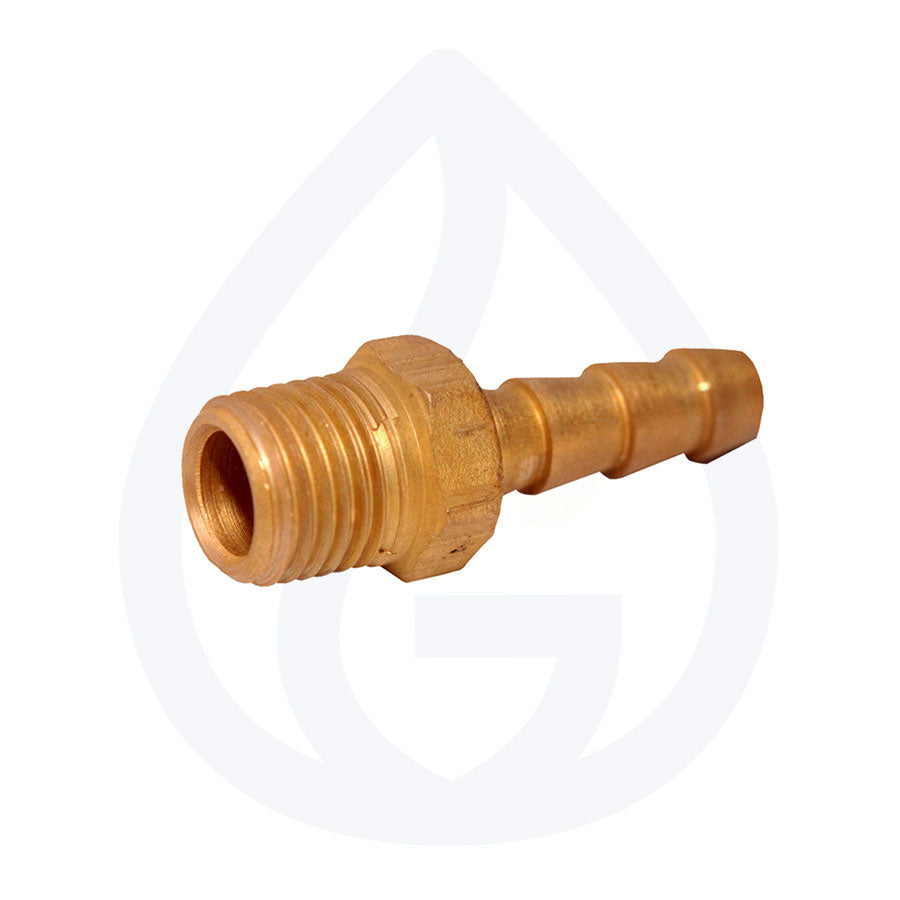 Cachimbas rectas HE - 1/4" HE con espiga 1/4"